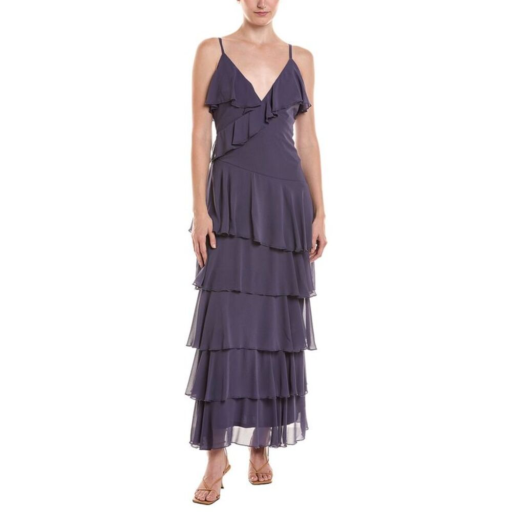 Taylor Womens Midi Dress, Purple